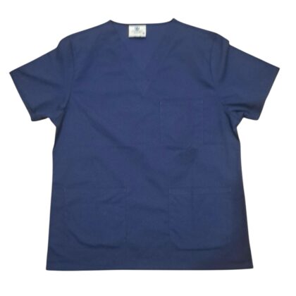 Unisex Classic Stretch V Neck Scrub Top