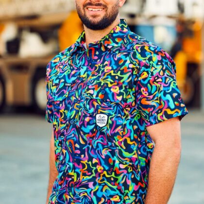 Men's Pearler Full Button Short Sleeve Work Shirt