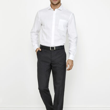 Mens Classic Flat Front Pant