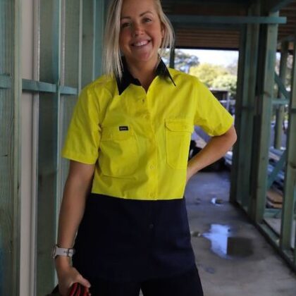 Women's Cool Lightweight Hi Vis Drill Shirt