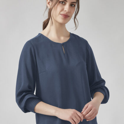 Womens Evelyn Long Sleeve Blouse