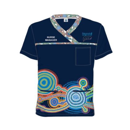 NICU Fully Sublimated Scrub Tops