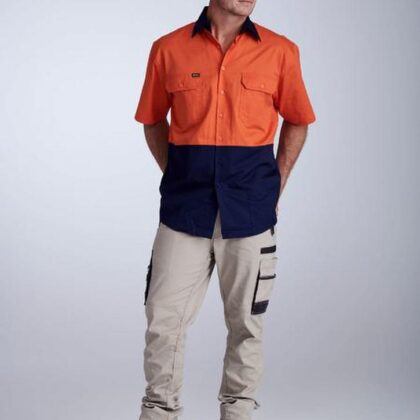 Hi Vis Cool Lightweight Drill Shirt