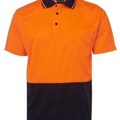 Hi Vis Short Sleeve Traditional Polo