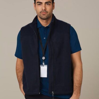 Mens Diamond Fleece Vest