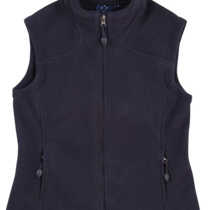 Ladies Diamond Fleece Vest