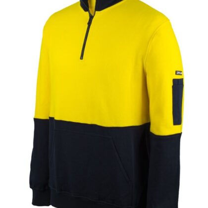 Hi Vis 310 Cotton 1/2 Zip Fleece