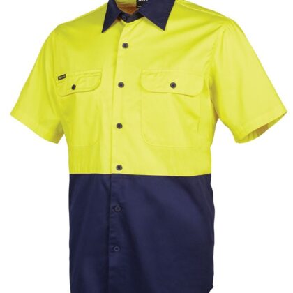 Hi Vis Short Sleeve 150g Work Shirt - FH