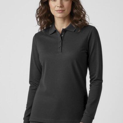 Ladies Action Long Sleeve Polo