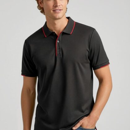 Mens Focus Short Sleeve Polo