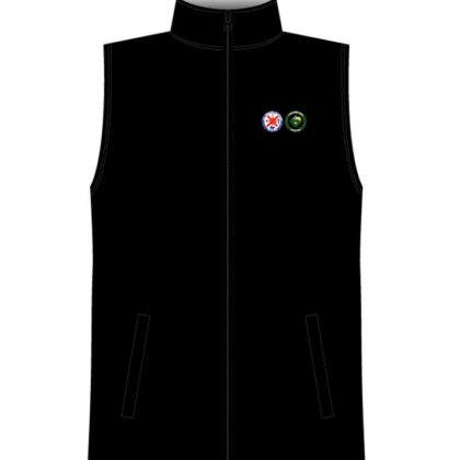 SCGH/OPH dual logo Black Polar Fleece Vest