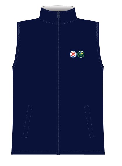 SCGH/OPH Dual Logo Navy Polar Fleece Vest