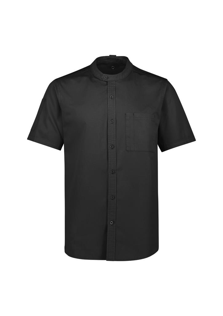 Mens Salsa Short Sleeve Chef Shirt - Image 3