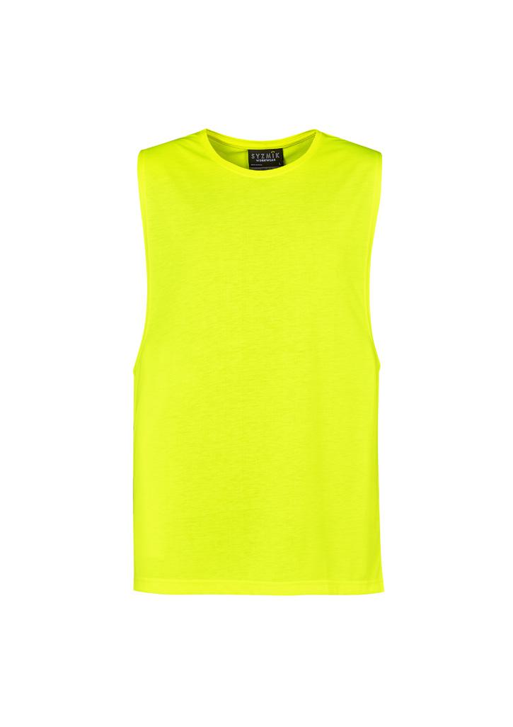 Mens Hi Vis Sleeveless Tee - Image 3