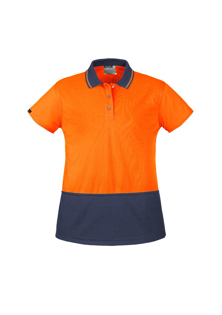 Womens Hi Vis Basic Short Sleeve Polo - Image 4