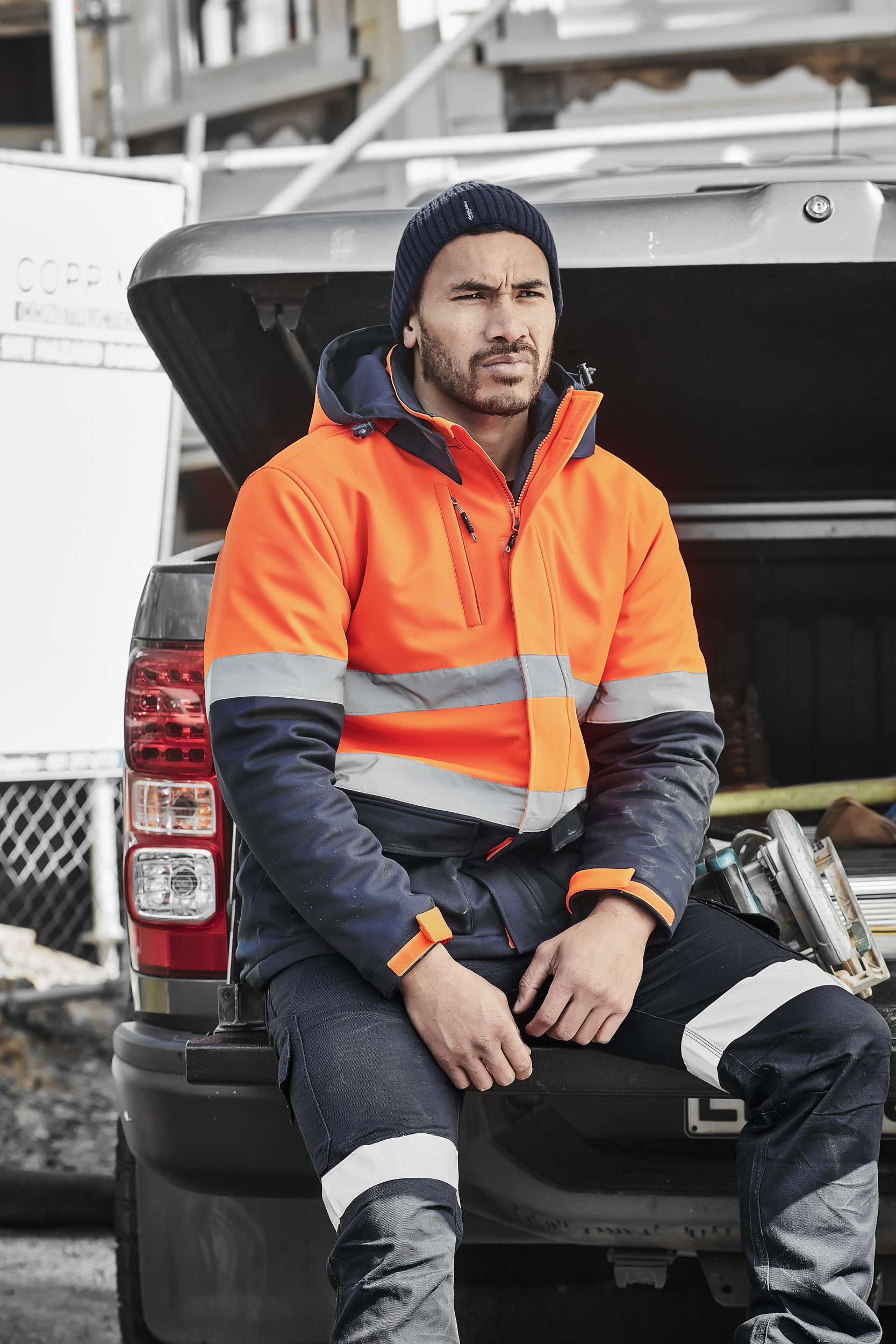 Unisex Hi Vis Antarctic Softshell Jacket