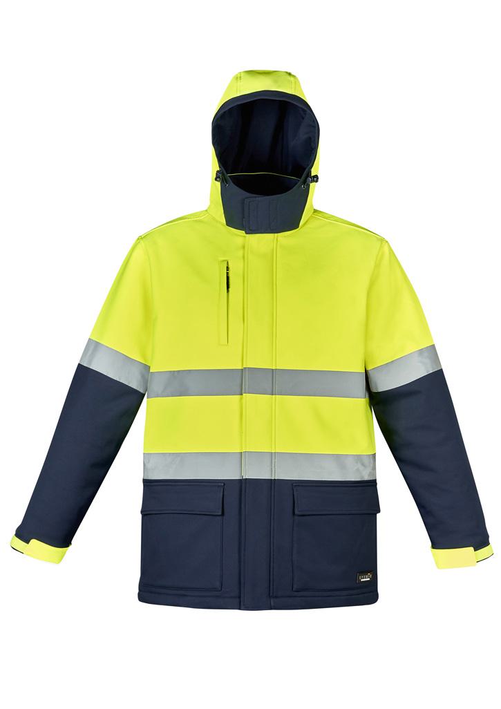 Unisex Hi Vis Antarctic Softshell Jacket - Image 3