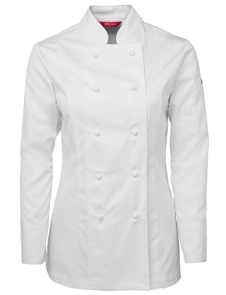 Ladies L/S Chef's Jacket - Image 2