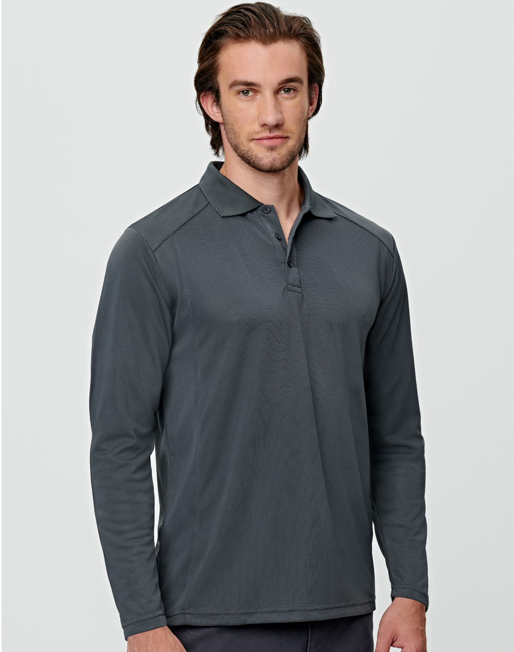 Lucky Bamboo L/S Mens Polo