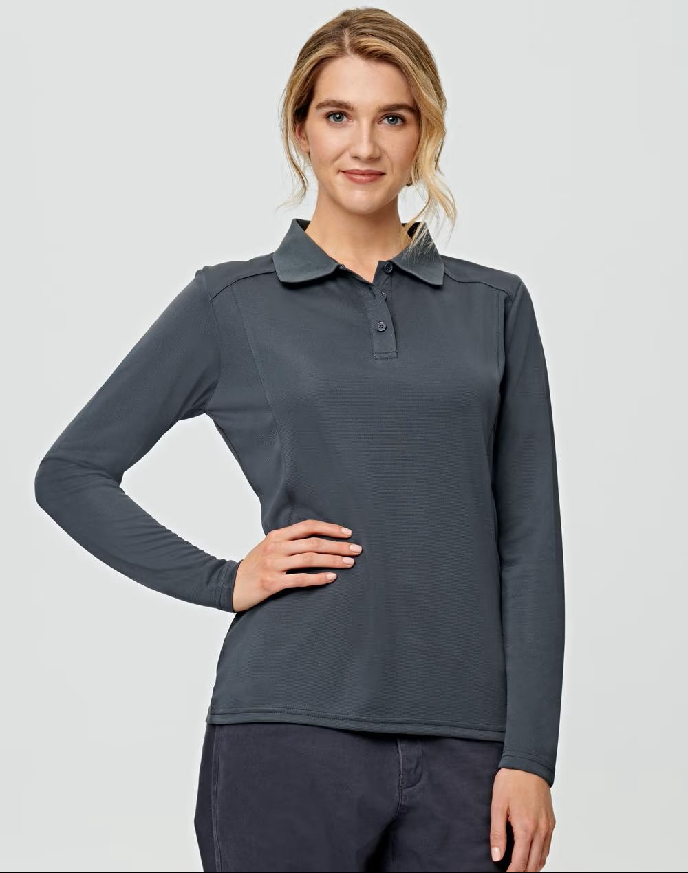 Ladies Lucky Bamboo L/S Polo