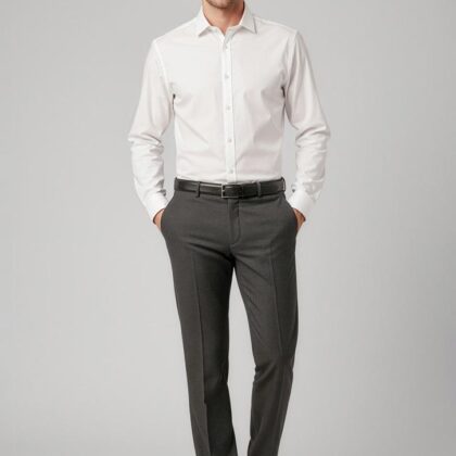 Mens Flat Front Pants