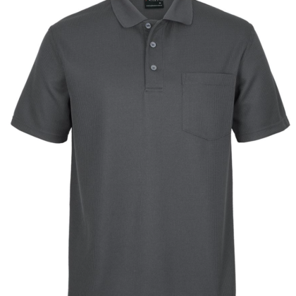 Waffle Pocket Polo