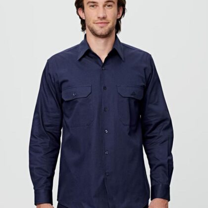Cotton Drill Work Shirt