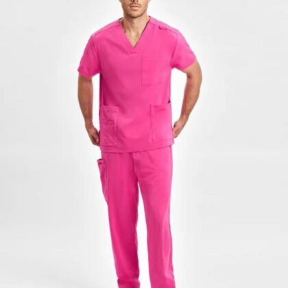 Pink Unisex Scrub Pant