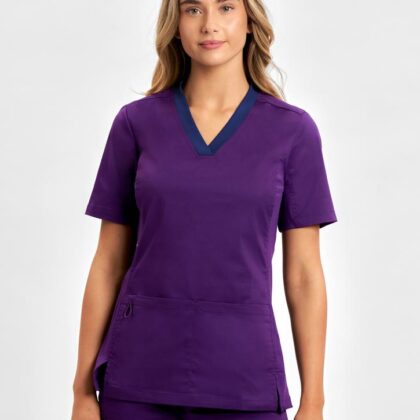 Riley Womens Stretch Scrub Top