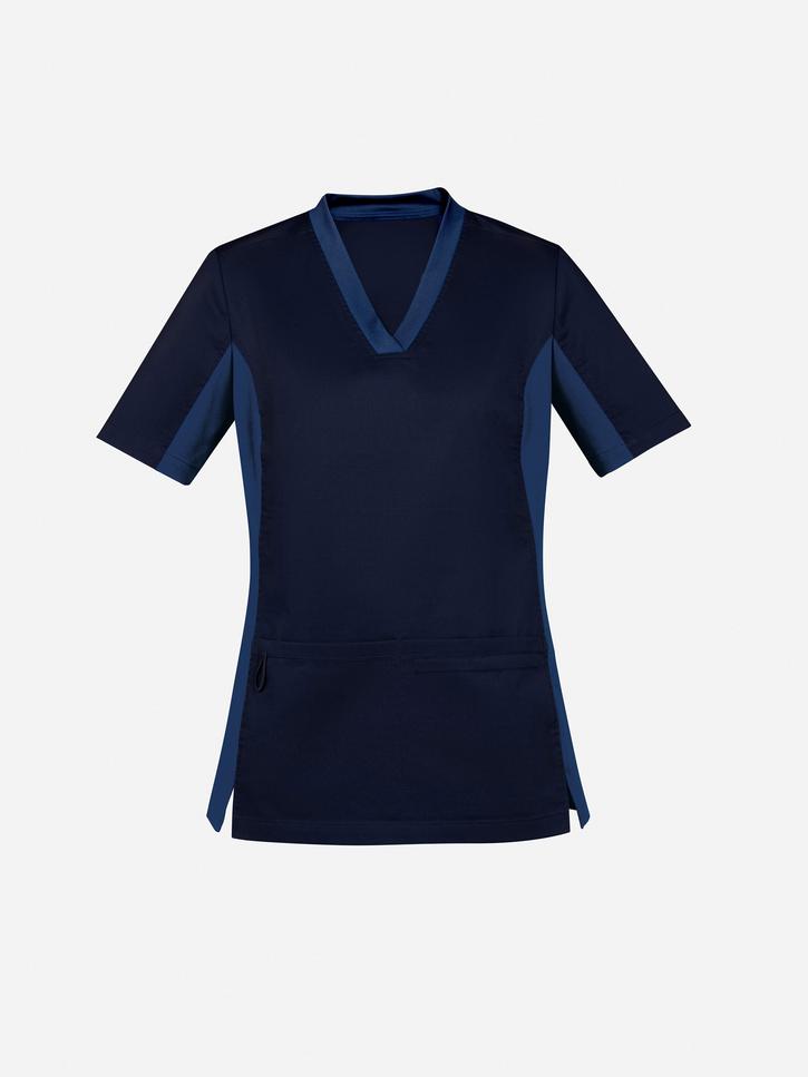 Riley Womens Stretch Scrub Top - Image 2