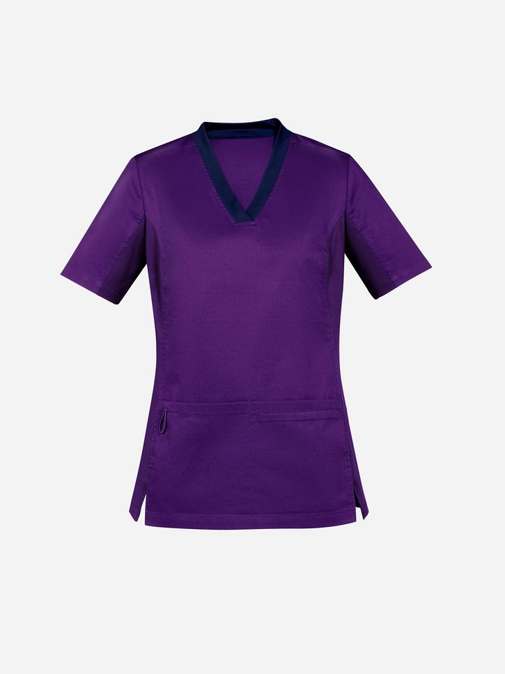 Riley Womens Stretch Scrub Top - Image 4