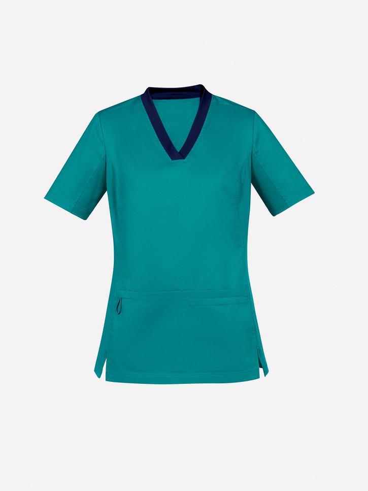 Riley Womens Stretch Scrub Top - Image 5