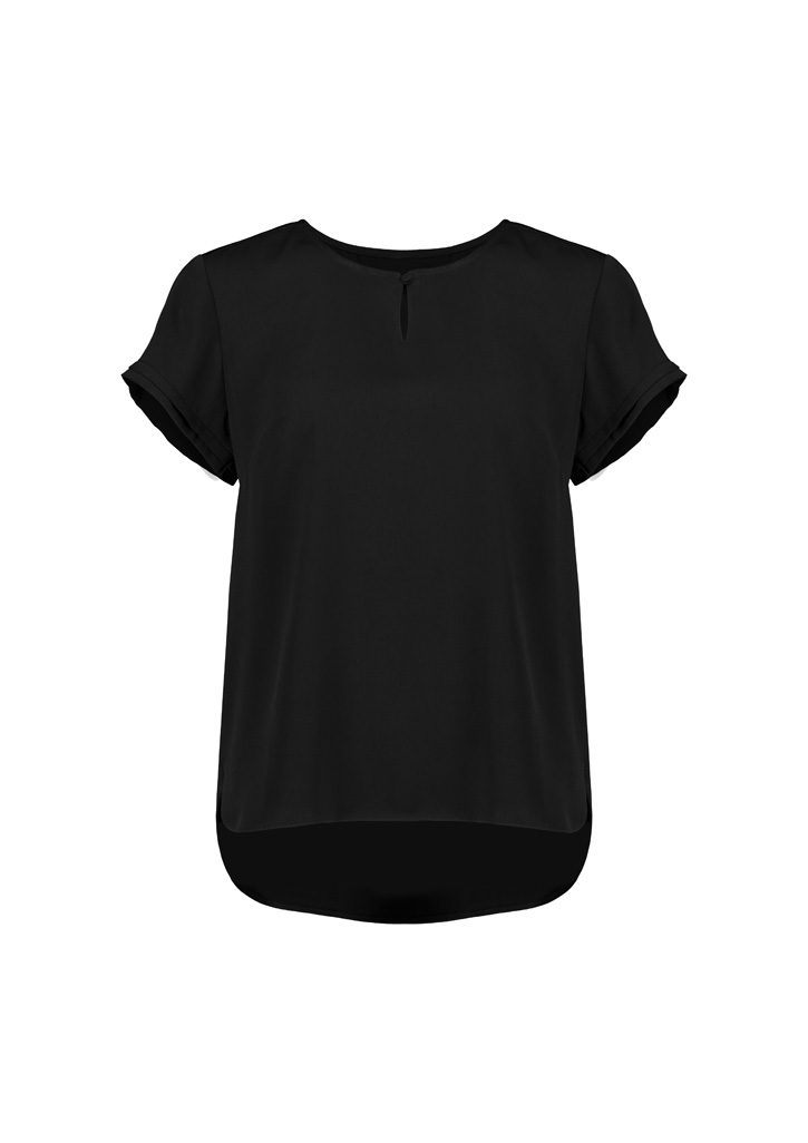 Womens Evelyn Short Sleeve Blouse - Image 2