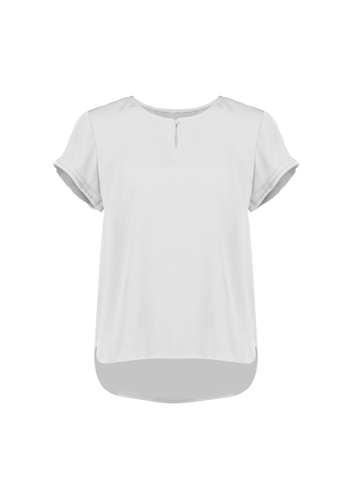 Womens Evelyn Short Sleeve Blouse - Image 5