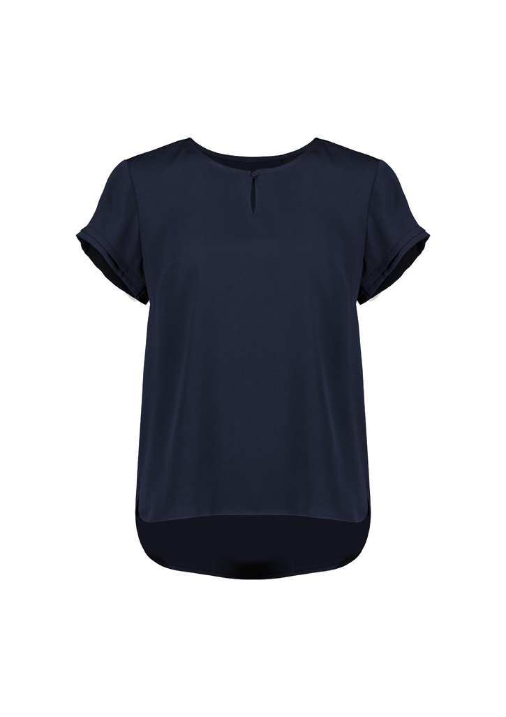 Womens Evelyn Short Sleeve Blouse - Image 3