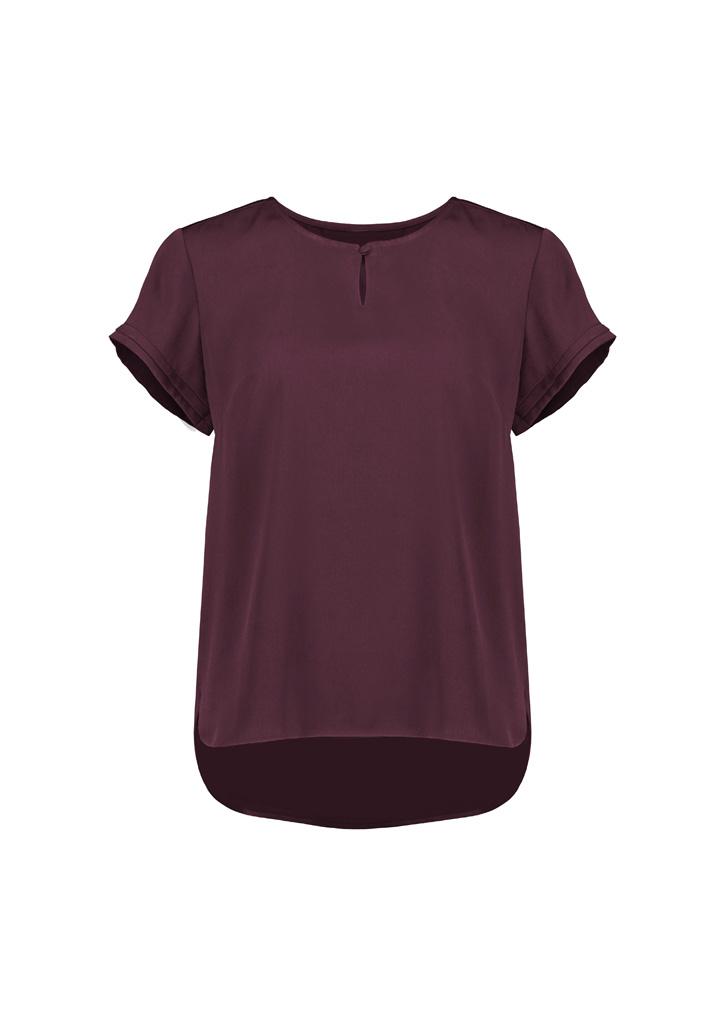 Womens Evelyn Short Sleeve Blouse - Image 6