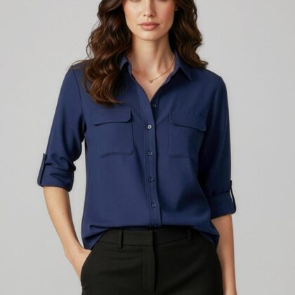 Womens Madison Long Sleeve Shirt