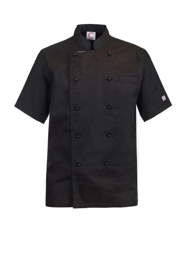 Lightweight Executive Short Sleeve Chefs Jacket - Image 2