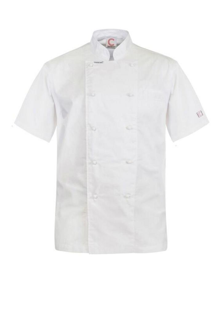 Lightweight Executive Short Sleeve Chefs Jacket - Image 3