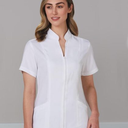 Womens Full Zip S/S Tunic