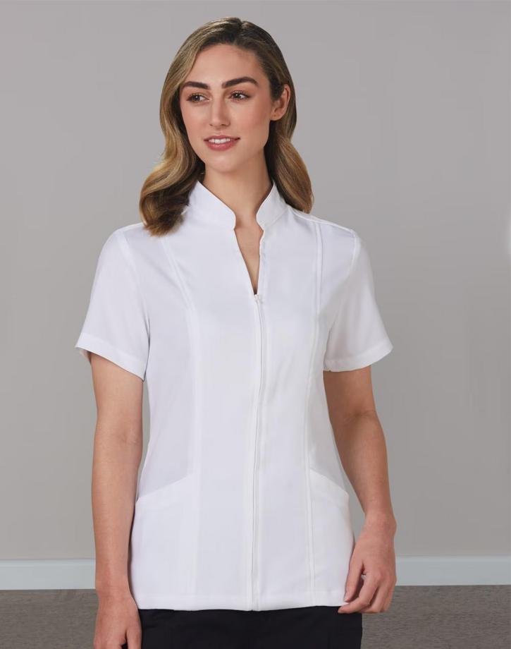 Womens Full Zip S/S Tunic