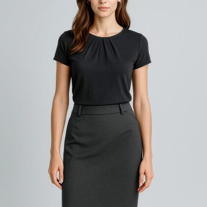 Womens Cool Stretch Multi-Pleat Skirt