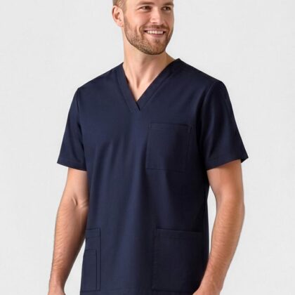 Mens Tokyo V Neck Scrub Top