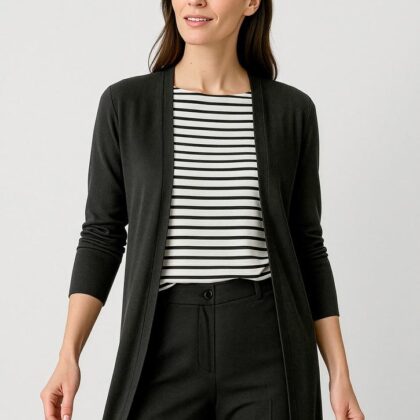 Ladies Chelsea Long Line Cardigan
