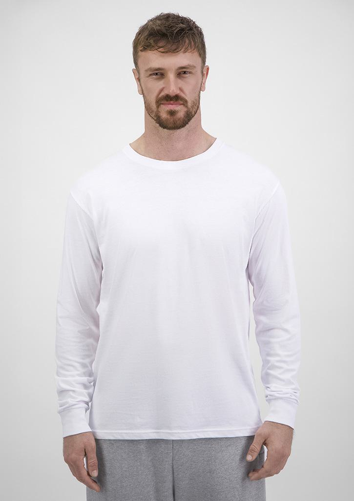 Mens Basis Long Sleeve Tee - Image 4