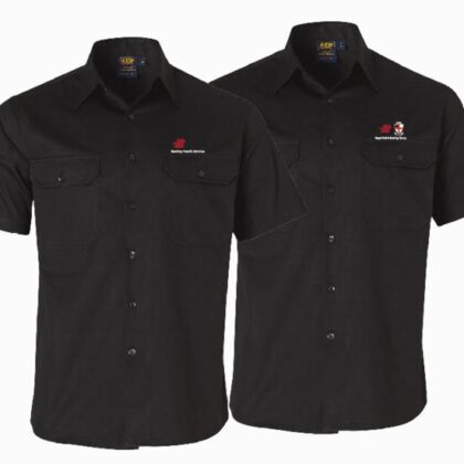 BHS Engineering - Mens S/S Cotton Work Shirt