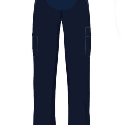Maternity Scrub Pants with Cargo Pockets