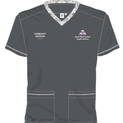 SMHS Theatre Top with Narrow V Neck