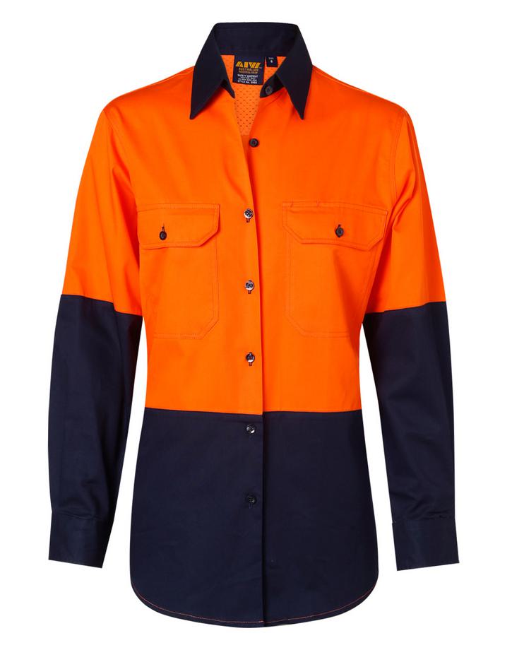 Womens Long Sleeve Safety Shirt - Image 3