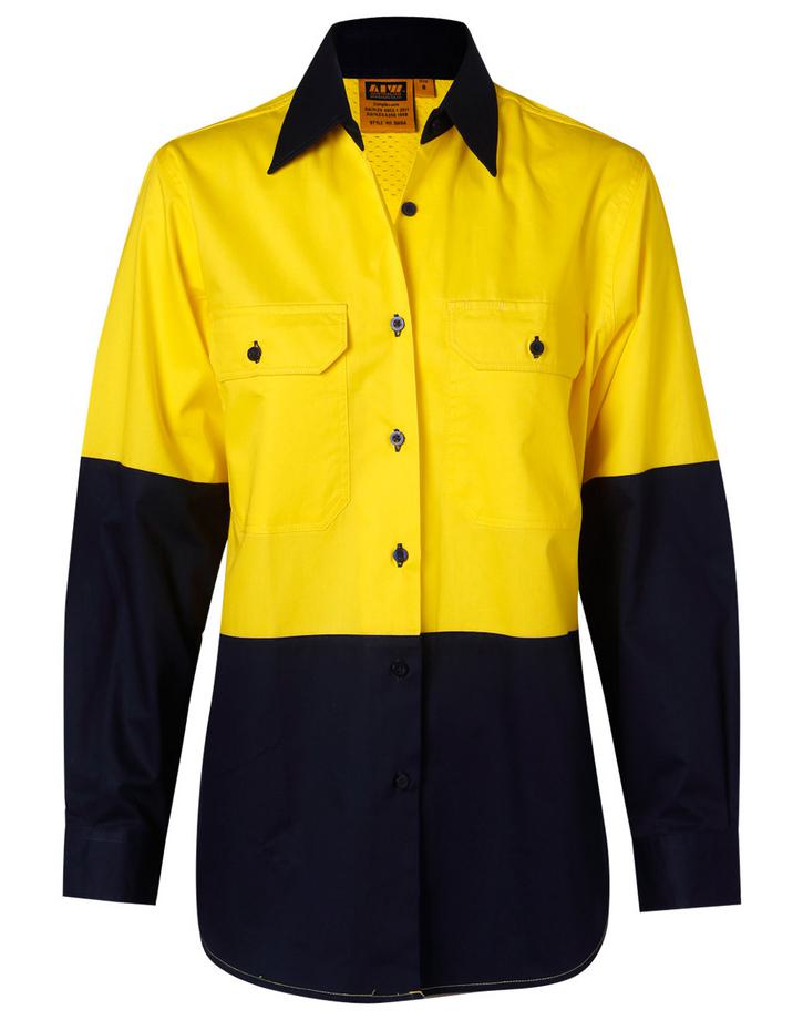 Womens Long Sleeve Safety Shirt - Image 2
